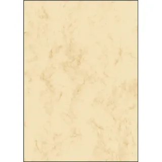 Sigel Briefpapier Marmor beige DIN A4 90 g/qm 100 Blatt