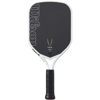 Wilson Vesper Power Pickleball-Schläger, Dynamisches Design, Verlängerter Griff, Hybrid-Oberfläche, Durchdachte Konstruktion, Offener Rahmenstil, Größe: 2