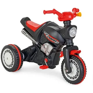 pilsan Dreirad Cobra 07323 Motorrad-Design, Tröte am Lenker, Pedale, ab 3 Jahre schwarz