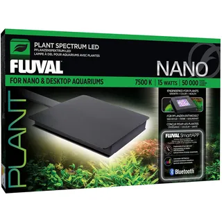 Fluval Plant 3.0, Nano LED Beleuchtung für Süßwasser Aquarien, 12,7 x 12,7cm, 15W