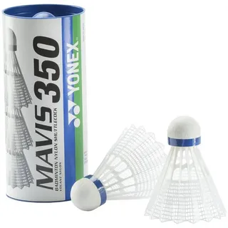 Yonex Mavis 350 3er Dose Badmintonball Unisex, Erwachsene, Weiß,