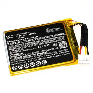 3,8V Akku Li-Polymer für JBL Go 3 III - ersetzt MLP383562P GSP383562 324054