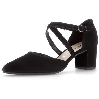 Gabor Stilettos Leder Schwarz 43