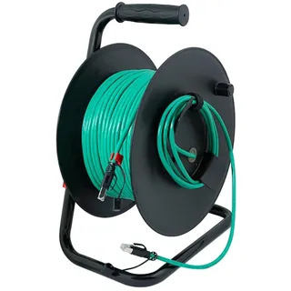 Logilink RJ45 Netzwerk Kabeltrommel CAT 6a S/FTP 80 m Netzwerkkabel