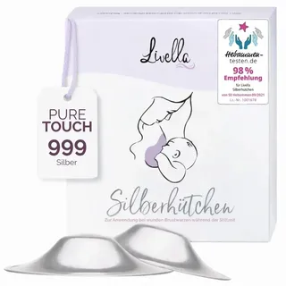 Livella Silberhütchen - Made in Germany Unterstützt die natürliche Wundheilung (2 Stück) 2 St