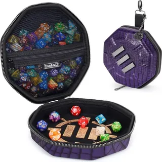 enhance gaming Enhance Tabletop Collector's Edition Dice Case Purple Dragon Scales