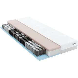 Taschenfederkernmatratze myNap Premium TFK-Matratze, in 90x200 und weiteren Größen erhältlich!, Schlaraffia, 19 cm hoch, Testsieger Stiftung Warentest 10/2023, Note 1,6 weiß 100 cm x 200 cm x 19 cm