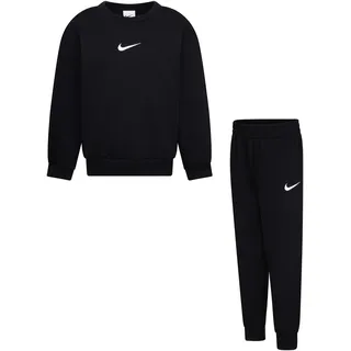 Nike Kinder, Essential Fleece Crew Set, Black, 6/7 Jahre