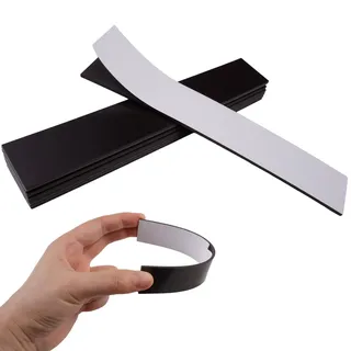 Magnetband Selbstklebend Stark, 2mm Zuschneidbares Magnetklebeband, 8 Stück Magnet Klebeband, Magnetstreifen Selbstklebend, Magnetstreifen, Kleben Stark 3M Haftende Rückseite für Fliegengitter