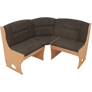 moebel-direkt-online möbel direkt online Eckbank 125x125 cm Madrid Buche