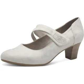 Jana Mary-Jane-Pumps Vegan Beige/Gold 38