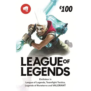 League of Legends €100 Gift Card | Riot Points