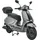 125 ccm 85 km/h Silber-Schwarz inkl. Topcase