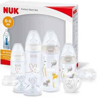 NUK First Choice+ Start Set – Weiß, Voll ausgestattet | Transparent