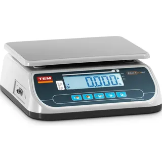 Tem Tischwaage geeicht Zone 3 - 30 kg 10 g - LCD