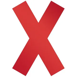 Durable 104903 Selbstklebendes Symbol rot