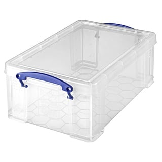 Really Useful Box Aufbewahrungsbox Rechteckig Kunststoff Transparent