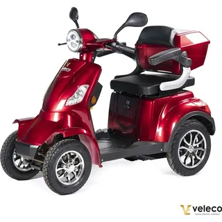 VELECO Faster Elektromobil 4-Rad rot