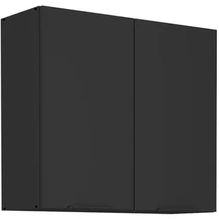 Küchen-Preisbombe Hängeschrank SIENA 80 x 0 x 0 cm Schwarz