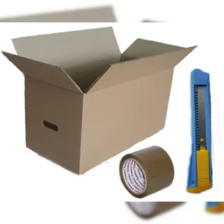 VEPATIM 2x Umzugskarton-Vorteils-SET Home&Office Basic 7 tlg.