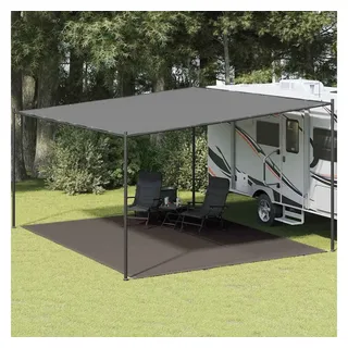 vidaXL Zeltteppich 400x500 cm Anthrazit