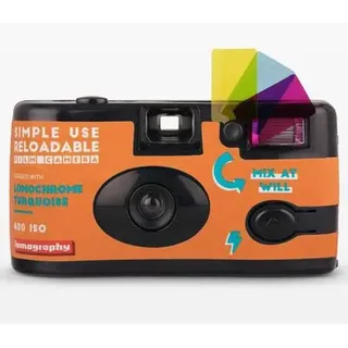 Lomography LomoChrome Simple Use Film Camera Türkis