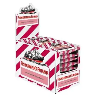 Fishermans-Friend Kräuterbonbons Cherry, zuckerfrei, je 25g, 24 Beutel, 600g
