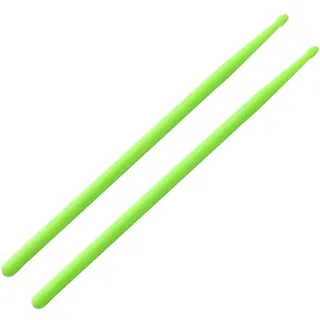 Alnicov Leuchtende Drumsticks, 1 Paar 5 A fluoreszierende Drumsticks für Bühnenauftritte, professionelle Schlagzeuger Anfänger (grün)