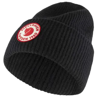 Fjällräven 1960 Logo Mütze - Black / Black - One Size
