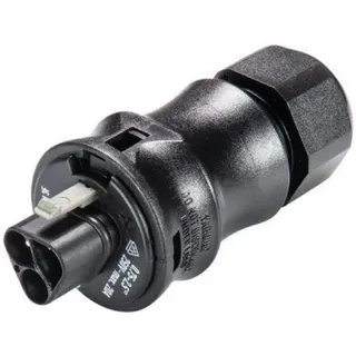 Wieland Electric 96.032.0053.1 Rundstecker Stecker, gerade Gesamtpolzahl: 3 1St.