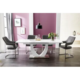 Jockenhöfer Ulm 160 x 76 x 90 cm hochglanz weiß