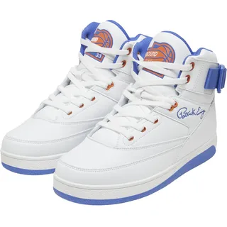 Ewing Trainingsschuh EWING "Ewing Rebound Core 33 HI with Strap", Herren, Gr. 42.5, weiß royal orange, Polyurethan, Schuhe