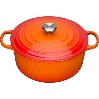 Le Creuset Signature Bräter 24 cm rund ofenrot