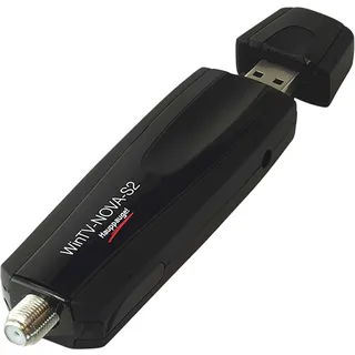 Hauppauge WinTV-Nova-S2 01676 USB TV-Tuner HD digital Satellit Fernsehen DVB-S2 und DVB-S für Laptop oder PC