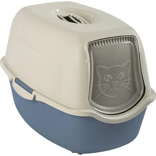 Rotho Katzentoilette Bailey 56,0 x 40,0 x 39,0 cm Blau/Weiß