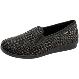 Fischer Frank, Herren Niedrige Hausschuhe, Grau Grauschwarz 662,46 EU