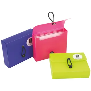 Livepac-Office 6x Karteikartenbox / DIN A8 / mit 600 Karteikarten und Register