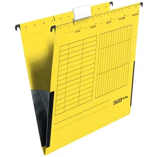 Falken Hängetasche 80002660 A4 Leinenfrösche gelb