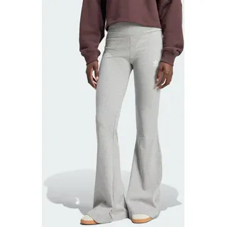 adidas Essentials Rib Flared Leggings - Medium Grey Heather - M