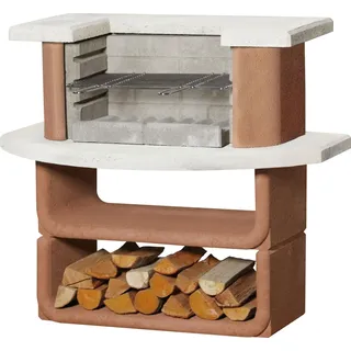 Buschbeck Grillbar Kansas 110 x 65 x 101 cm weiß/terrakotta