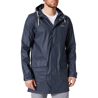 PRO-X elements Damenmantel Friesennerz KIRA I Regenmantel mit variierbaren Ärmeln & Fleece-Futter I Damen Regenjacke mit Kordelzug, Taschen, Kapuze