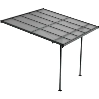 Juskys Terrassendach Borneo 300 x 300 cm anthrazit