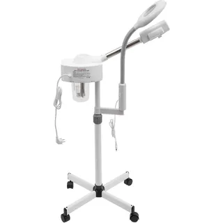 2 in 1 Gesichtsdampfer Spa LED Bedampfer Dampfgerät Sprühgerät mit 5X Lupenleuchte,Facial Steamer Kosmetikstudio Salon Schönheit Beauty Facial Clean Skin Care Tool