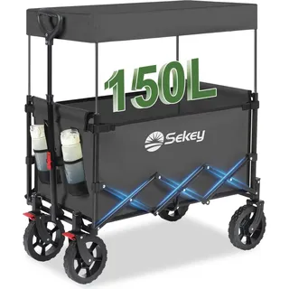 Sekey Bollerwagen faltbar grau