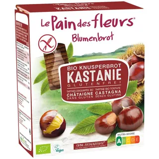 Blumenbrot Knusperbrot Kastanien bio
