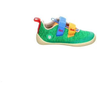 Affenzahn Barfußschuh Knit Happy mit Klettverschluss, Vegan, rutschfest, Flexibel, Reflektierend, besonders leicht in Größe 21-32 Affenzahn 10 Jahre - Grün - 34 EU