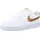 White/Metallic Gold/White 38