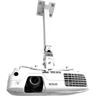 ELIX Beamer Deckenhalterung für Epson EB-FH52 EB-982W EH-TW840 EB-994F EB-E24 Projektor Halter Decke, gerätespezifisch ausgelegt, präzise Fixierung für Business- und Schulinstallationen