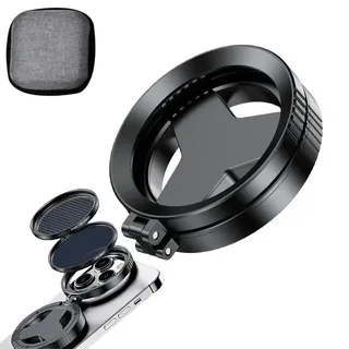 GUSHE 2-in-1 Magnetischer CPL & Sternfilter, 52mm Polarisationsfilter für Handy, Universell Handykamera CPL Filters Objektivset, Polarisationsfilter für Handykamera (Polarized)