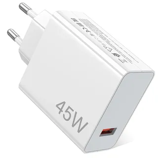 45W USB Ladegerät für Xiaomi Redmi Note 14Pro 5G 13Pro 12Pro 11Pro für Poco X7 Pad 7 6,Schnellladegerät USB Netzteil Power Handy Ladegeräte Charger Ladeadapter für Poco M7 Pro M8 für Redmi Pad SE